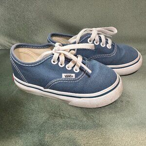 Vans Authentic Navy Blue Unisex Toddler 6 GENTLY Used with Box